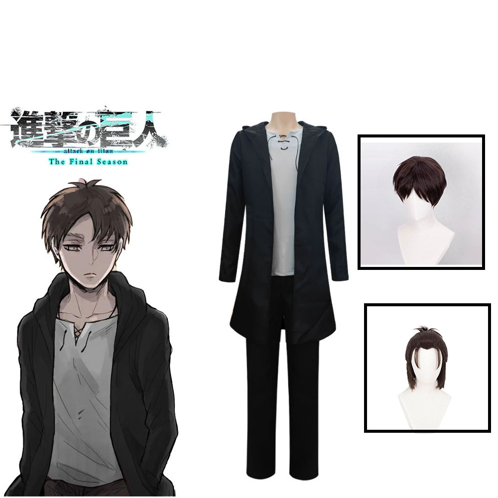 Japanese Lifestyle - Kostium Cosplay Eren Jaeger Anime Atak