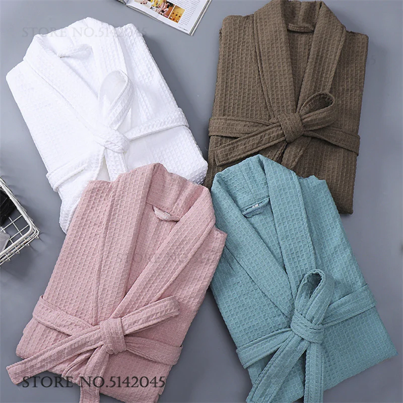 Kimono Yukata Cotton - Szlafrok bawełniany dla par, długi, w