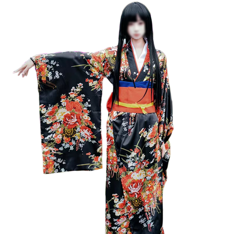 Anime Jigoku Shoujo Cosplay En – Kimono Yukata Cotton recenzja i cena