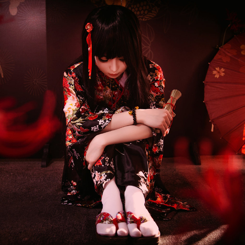 Anime Jigoku Shoujo Cosplay En – Kimono Yukata Cotton recenzja i cena