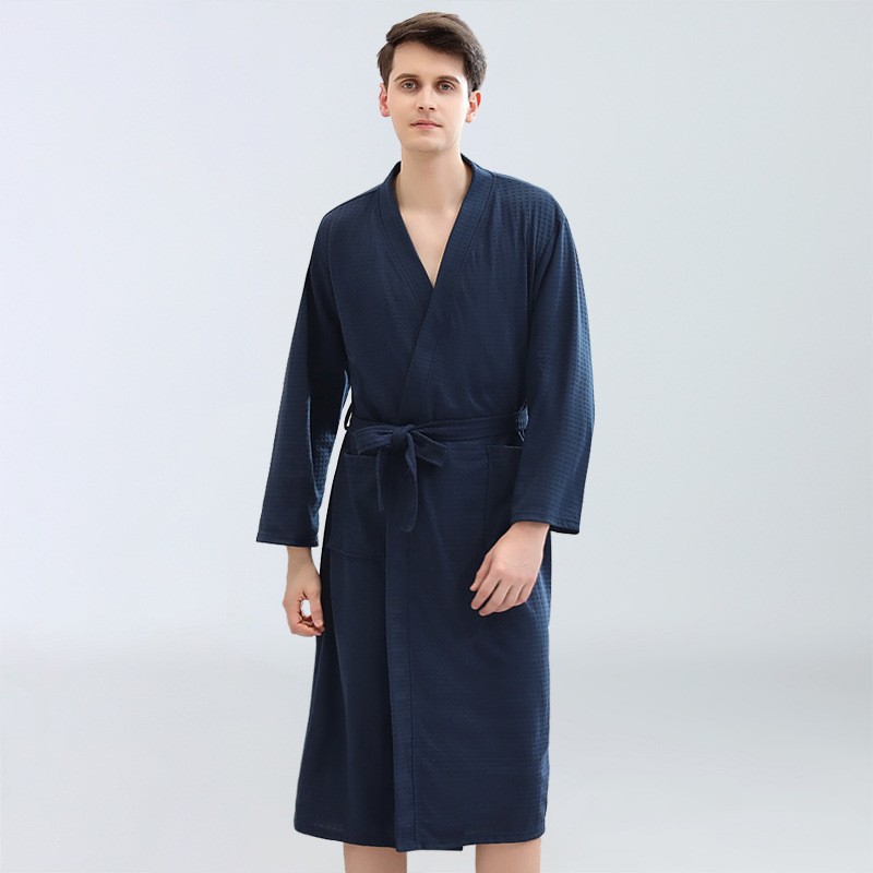 Męskie szlafroki waflowe, odzi – Kimono Yukata Cotton recenzja i cena