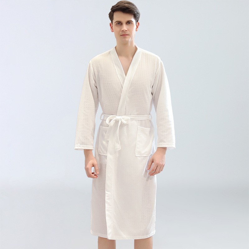 Męskie szlafroki waflowe, odzi – Kimono Yukata Cotton recenzja i cena