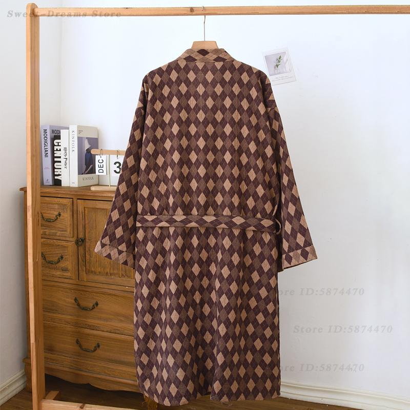 Bawełniany szlafrok męski z ża – Kimono Yukata Cotton recenzja i cena
